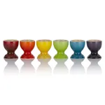 Set x6 Tazas Para Huevos Arco Iris precio