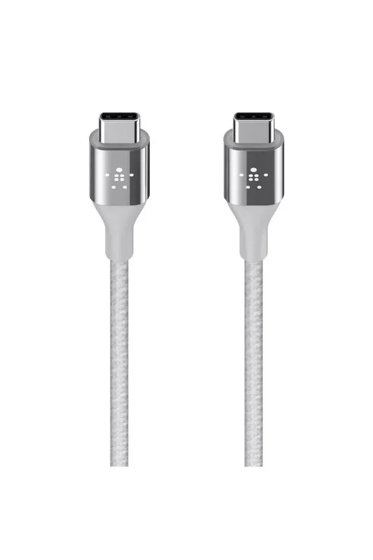 Cable USB-c a usb-c Belkin premium KEVLAR PLATEADO precio colombia
