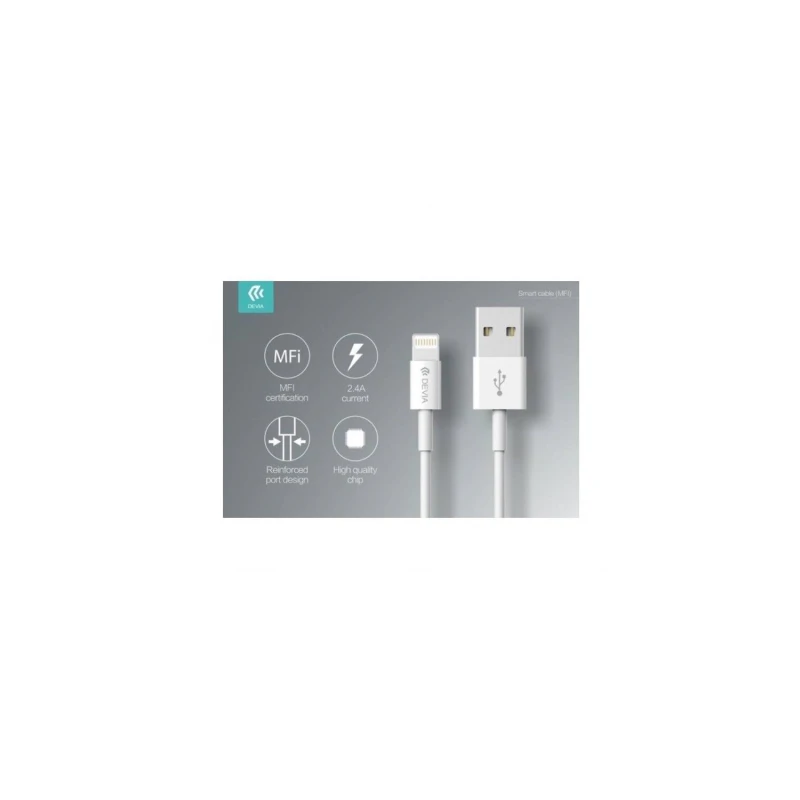 Cable lightning redondo de 1 metro Devia precio colombia