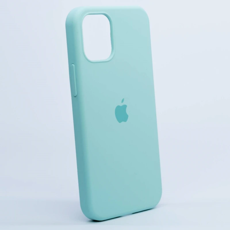 Carcasa iPhone 12 mini Silicone Case Menta precio colombia