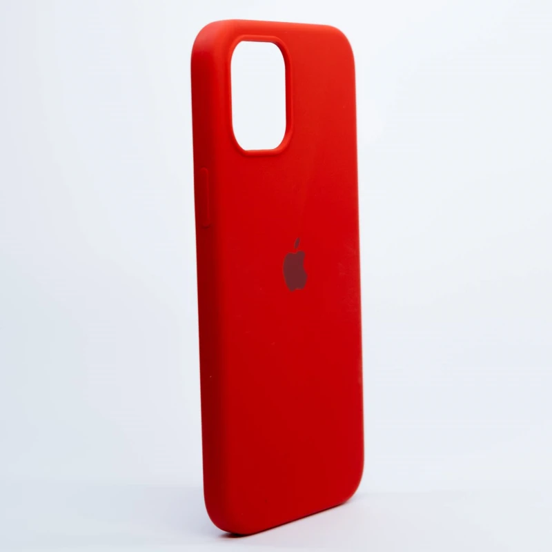 Carcasa iPhone 12 Pro Max Silicone Case rojo precio colombia
