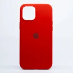 Carcasa iPhone 12 Pro Max Silicone Case rojo precio