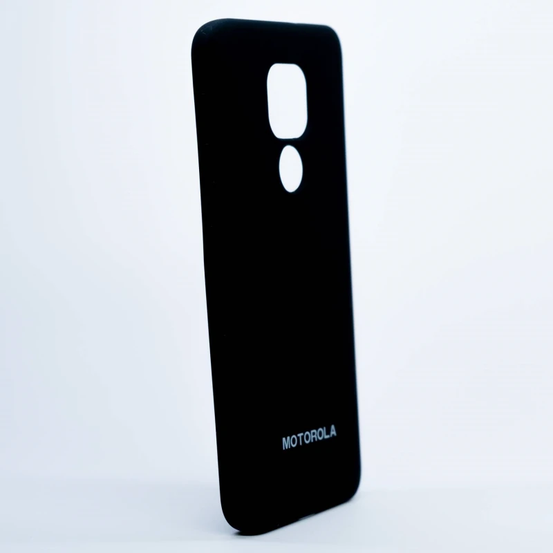 Carcasa Moto E7 Plus Silicone Case negro precio colombia