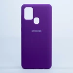 Carcasa Samsung A21 A21S Silicone Case Morado precio