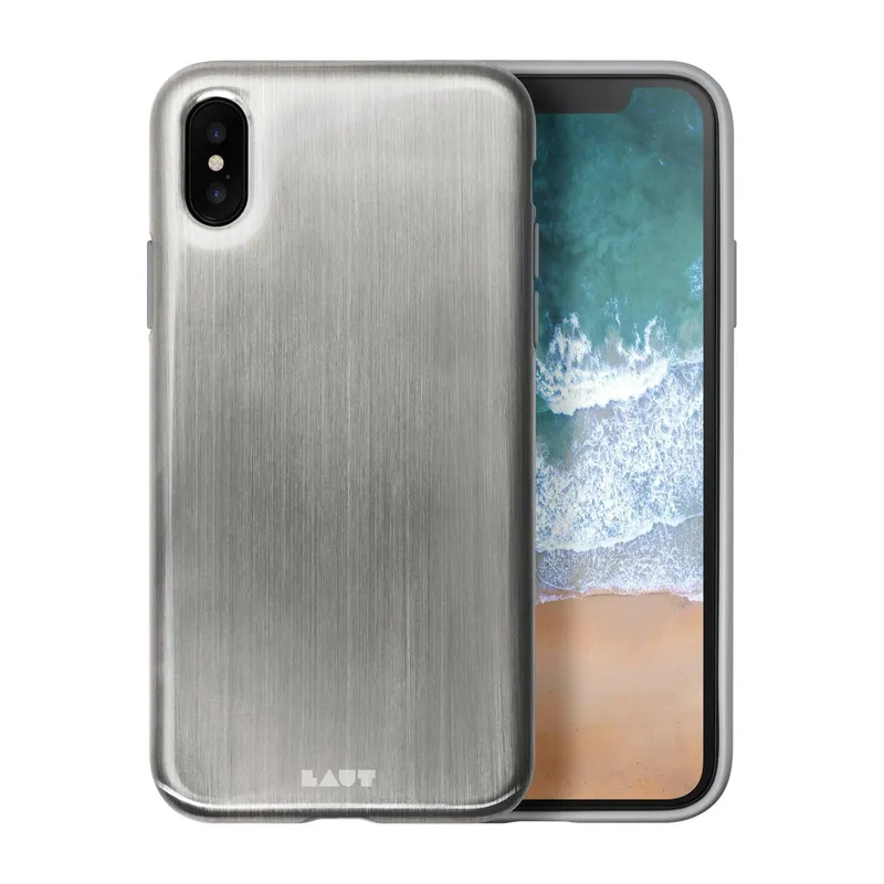 Estuche para iPhone X Laut huex silver precio colombia