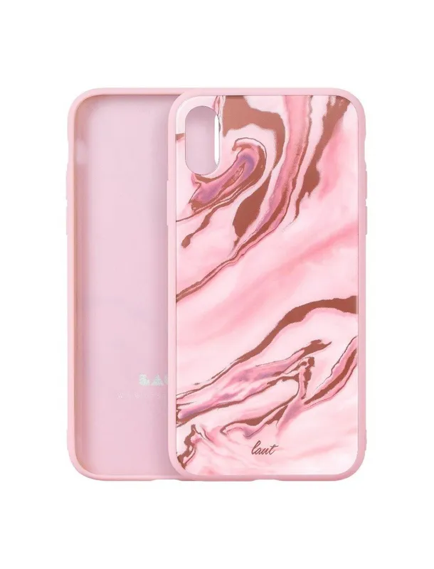 Estuche para iPhone Xs Max Laut mineral rosado precio colombia