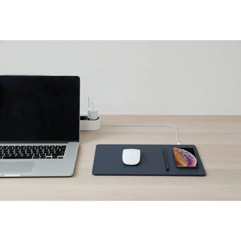 Mouse Pad con Cargador Inalámbrico azul oscuro precio colombia