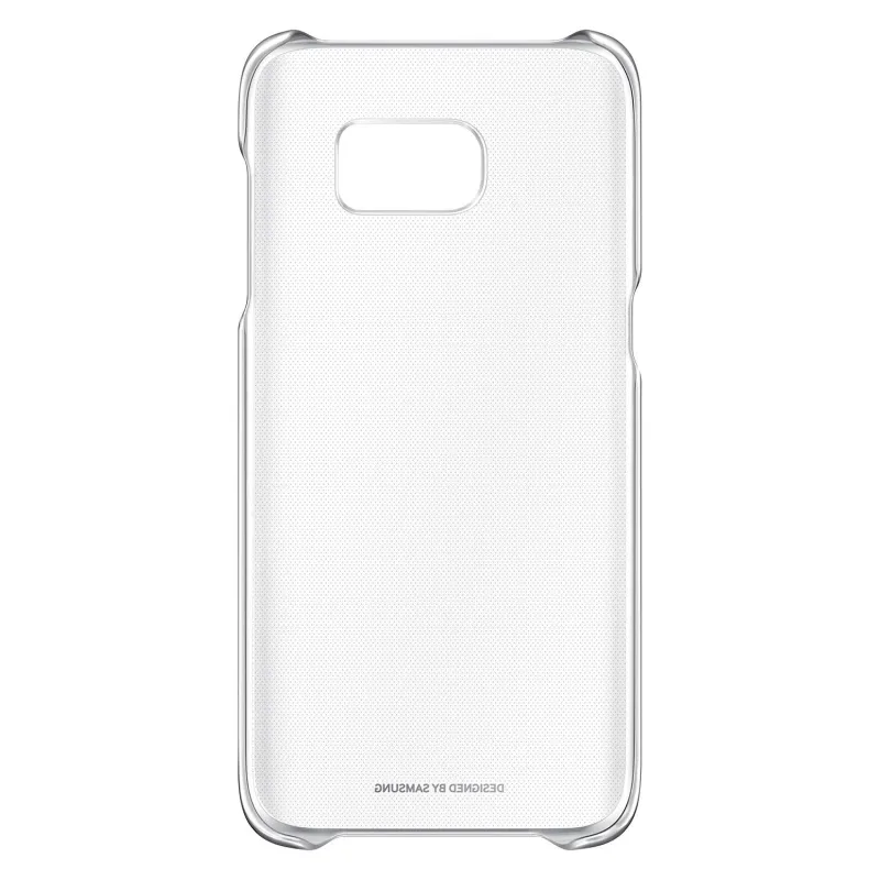 Carcasa Clear Cover plateado para Galaxy S7 Edge precio