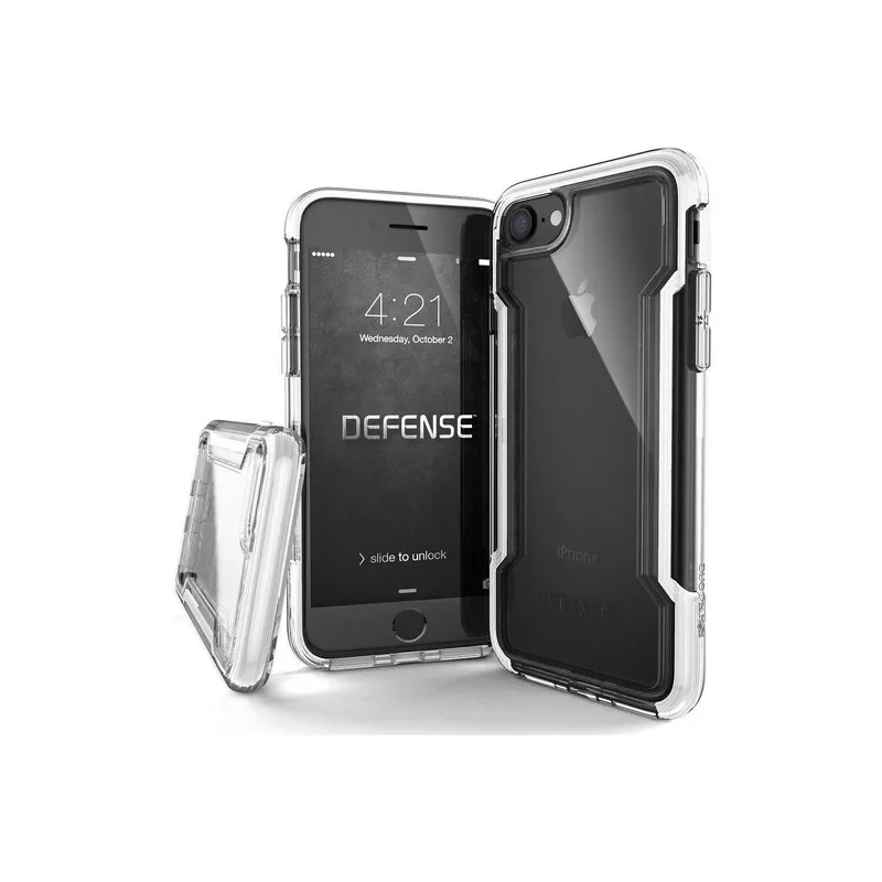 Estuche para iPhone SE xdoria clear 456419 blanco barato