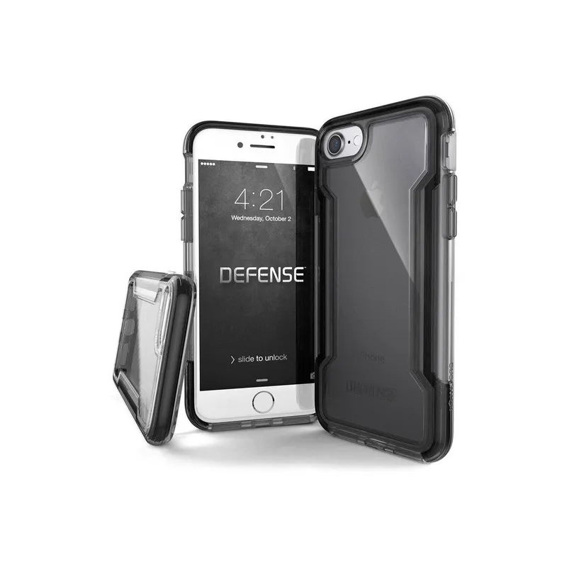 Estuche para iPhone SE xdoria clear 456426 negro características