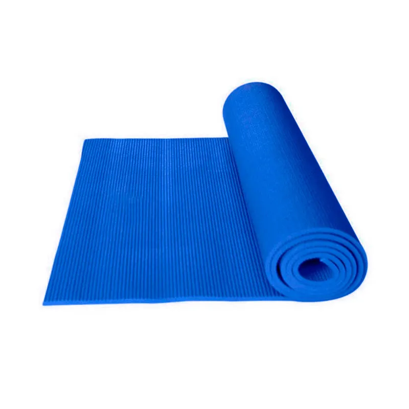 Colchoneta Yoga Mat Pilates k6 Tapete Gimnasio de 6mm (color azul)