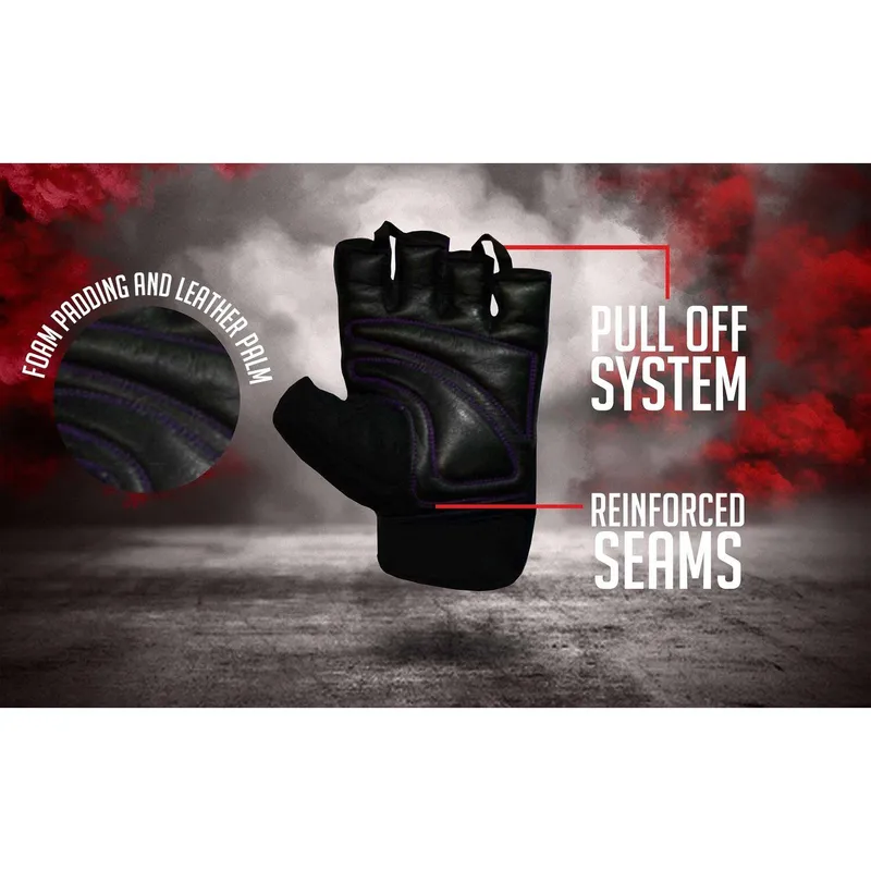 Guantes para gimnasio de cuero para Pesas crossfit precio colombia