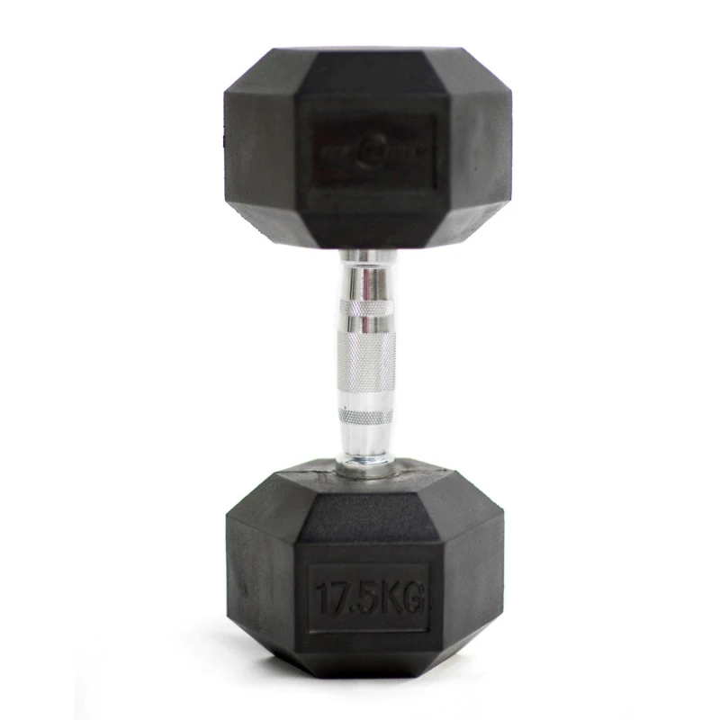 Mancuerna Encauchetada 17.5 kg Hexagonales precio