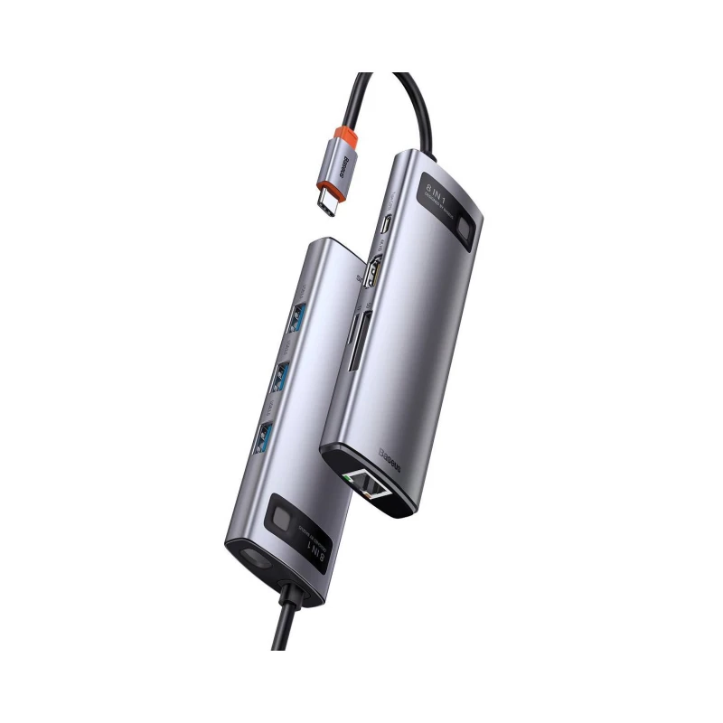 Hub baseus 8-1 multi-functional Adaptador tipo-c a barato