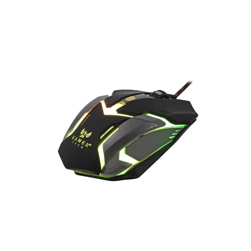 Mouse gamer Tech Retroiluminado 3200dpi Gt9 características