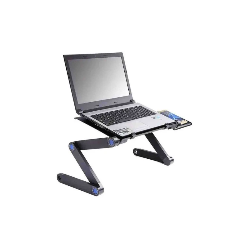 Mesa plegable Portátil 2 ventiladores ajustable es precio
