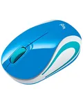 Mouse mini Logitech m187 inalambrico azul palace precio