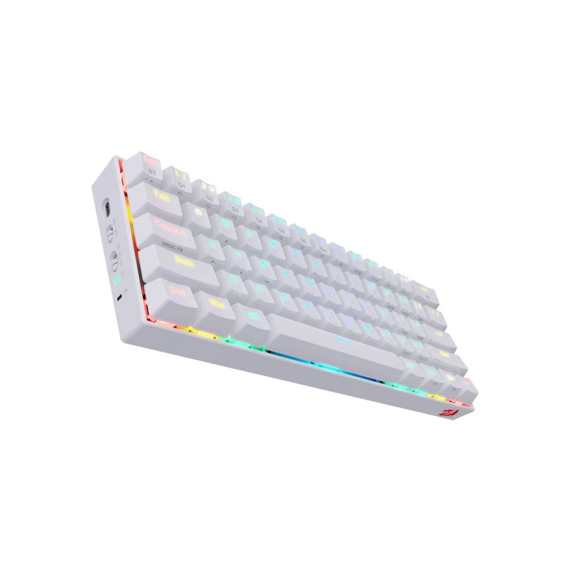 teclado gamer redragon k530 draconic blanco rgb review