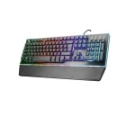 teclado gamer Trust gxt 860 thura semi mecanico precio