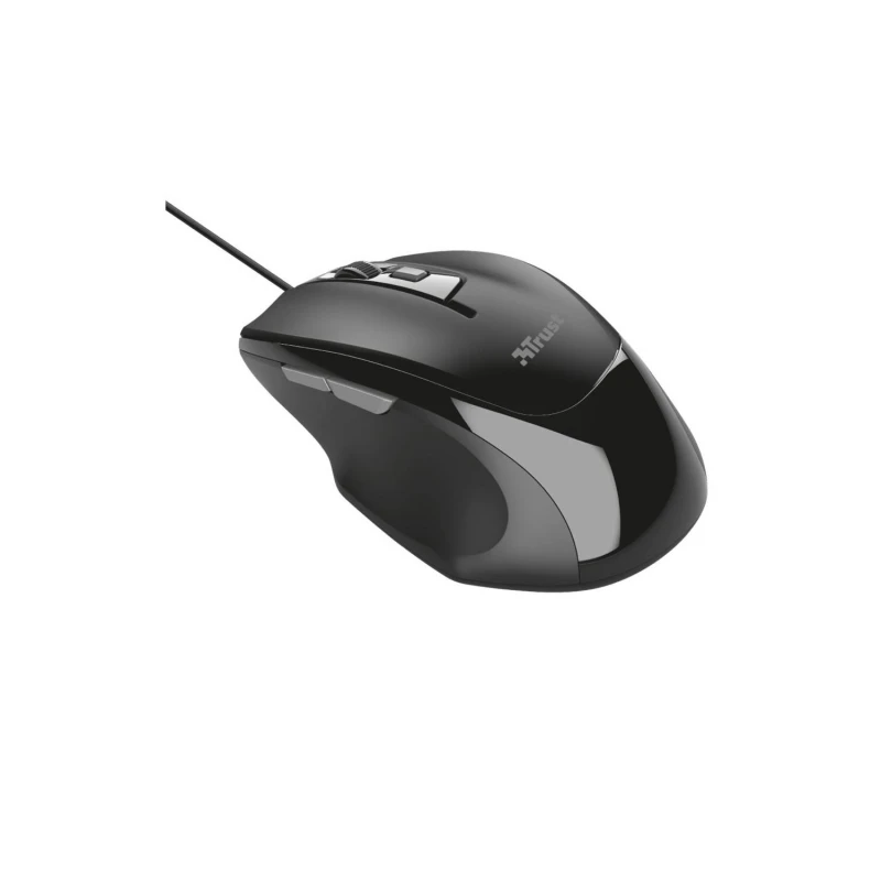 Mouse alambrico Trust voca negro 5 botones precio colombia