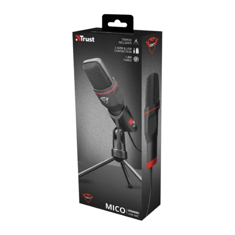 Micrófono Trust Alámbrico USB GXT 212 Mico opiniones