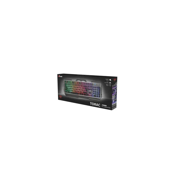 teclado gamer metálico Trust gxt 856 torac con ilu opiniones