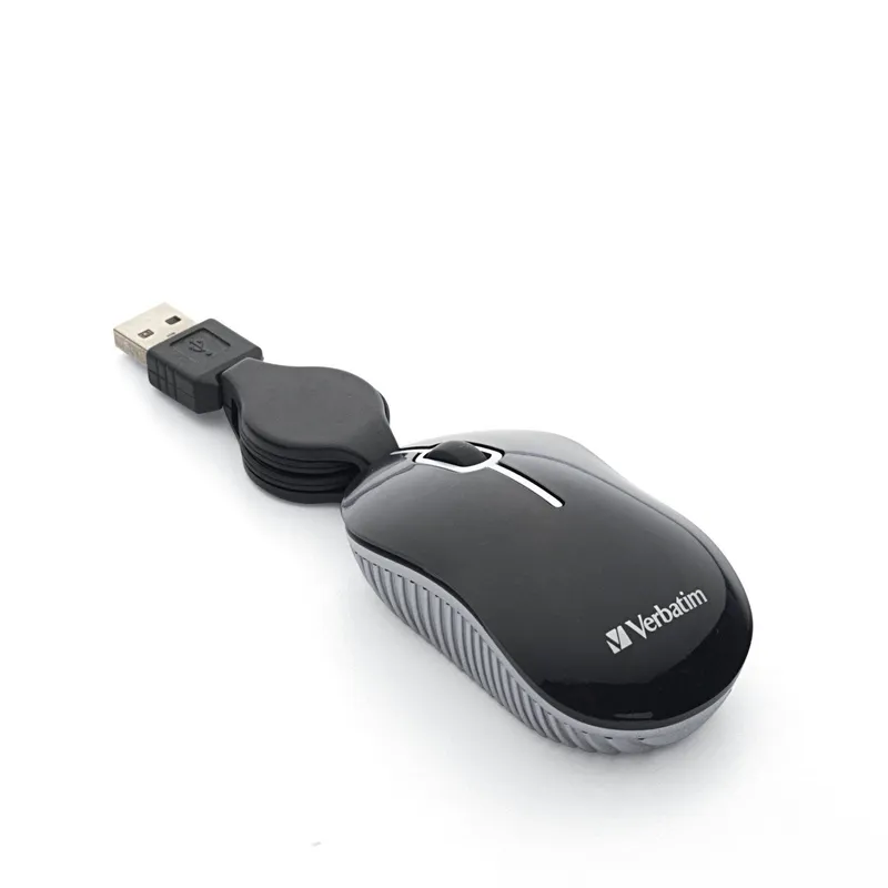 Mouse óptico de Viaje con Cable Verbatim 98113 negro precio