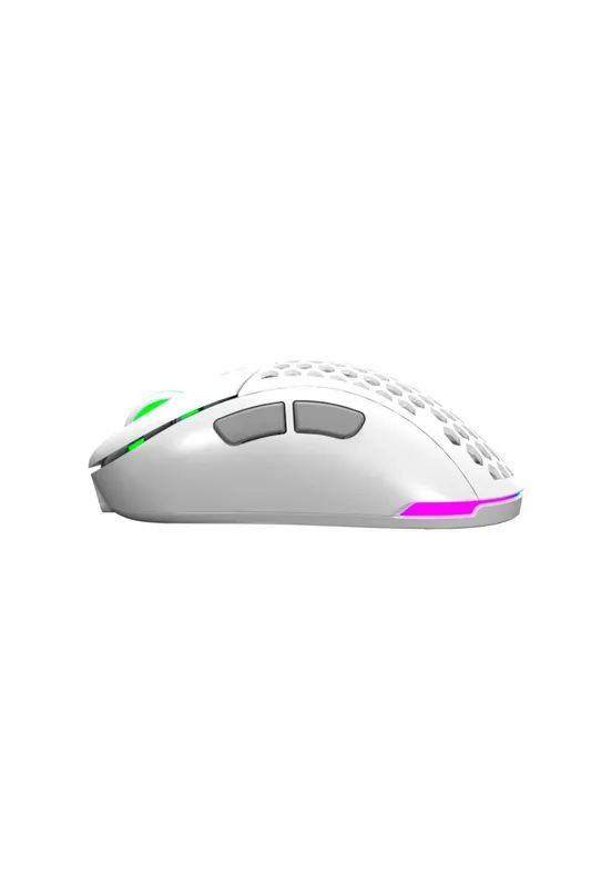 Mouse gamer inalambrico Aquila Fly blanco mate precio colombia