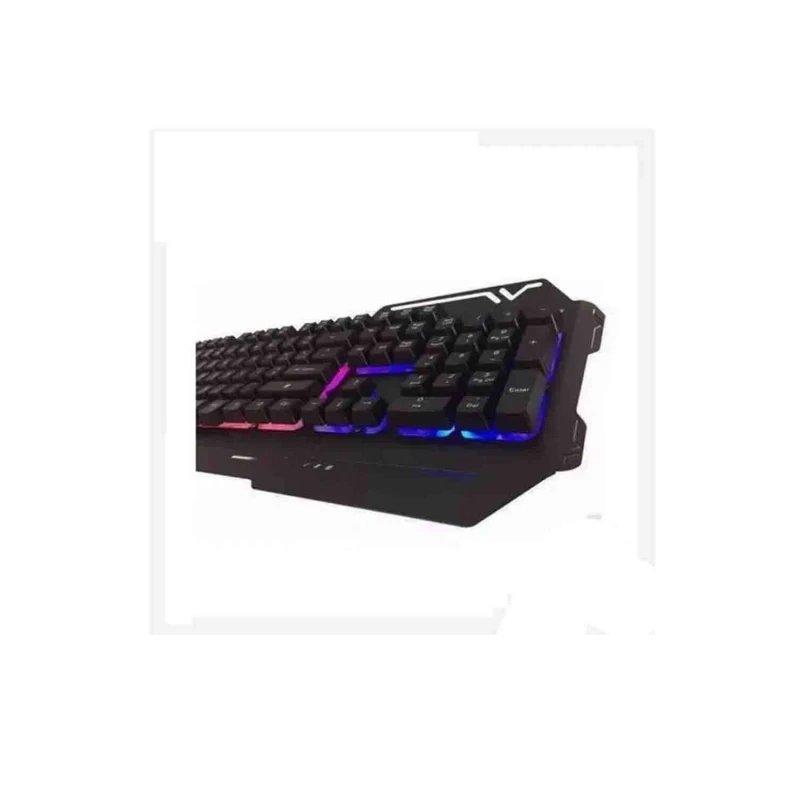 teclado gamer metálico USB wb-539 retroiluminado review