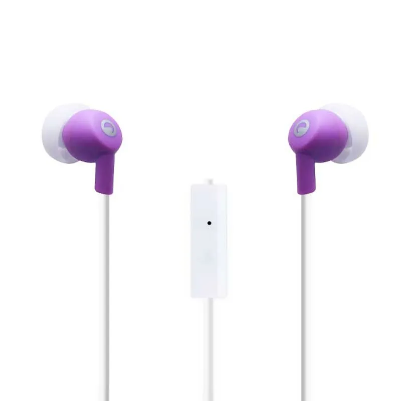Audífonos Esenses Alámbricos In Ear Manos Libres EB-200 Morado precio