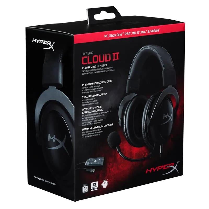 auriculares gaming HyperX cloud ii pro precio colombia