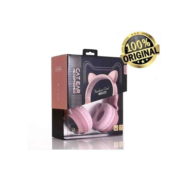 Audifonos Diadema orejas de gato con Pantalla rosa opiniones