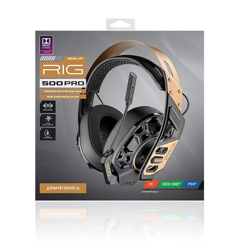 Audífonos de Diadema NACON Alámbricos Over Ear RIG 500Pro Gaming plateado review