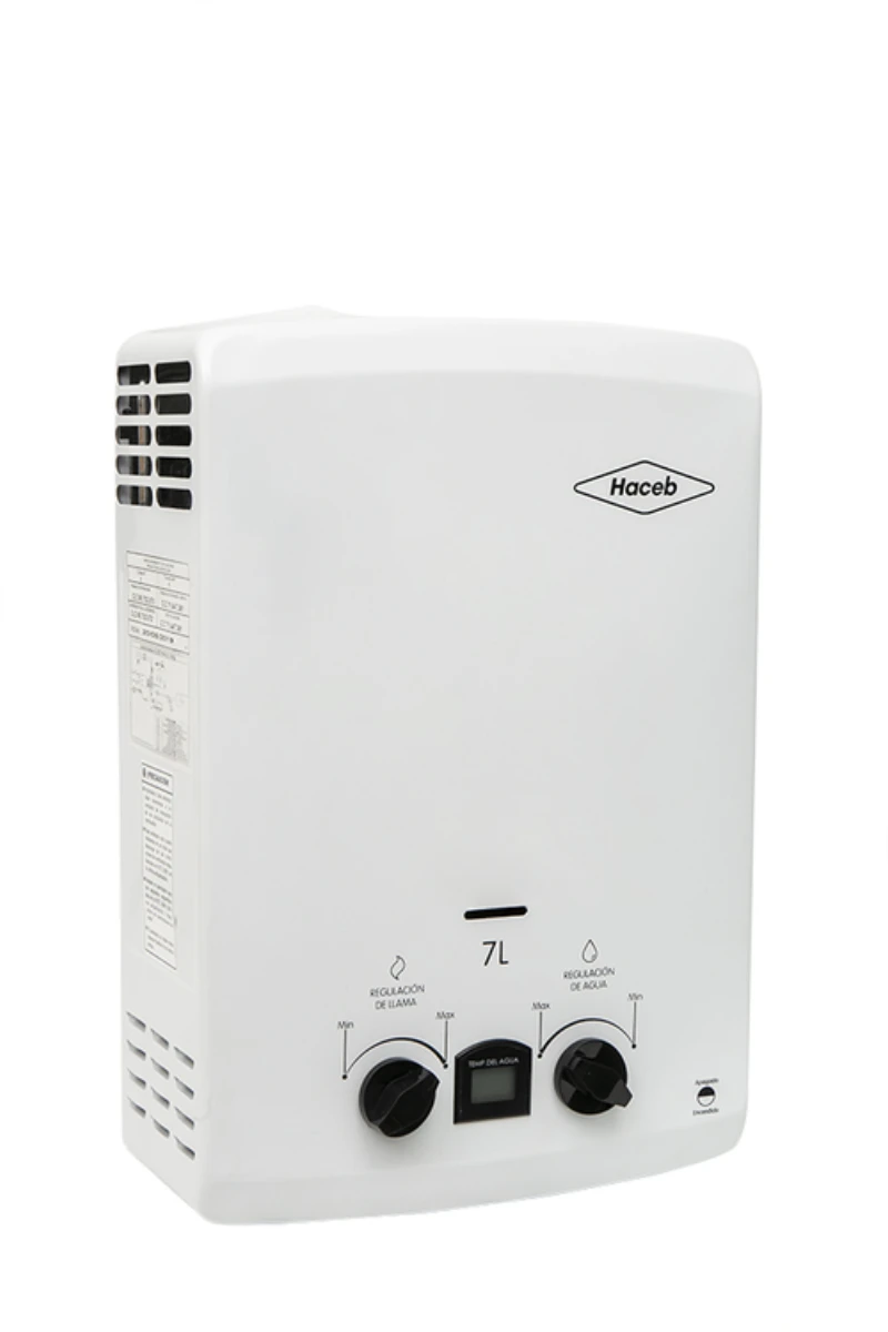 Calentador de Paso Haceb 7Lts Tiro Natural blanco review