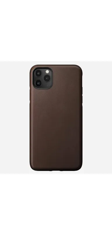 Case estuche nomad cuero iPhone 11 Pro Max brown precio