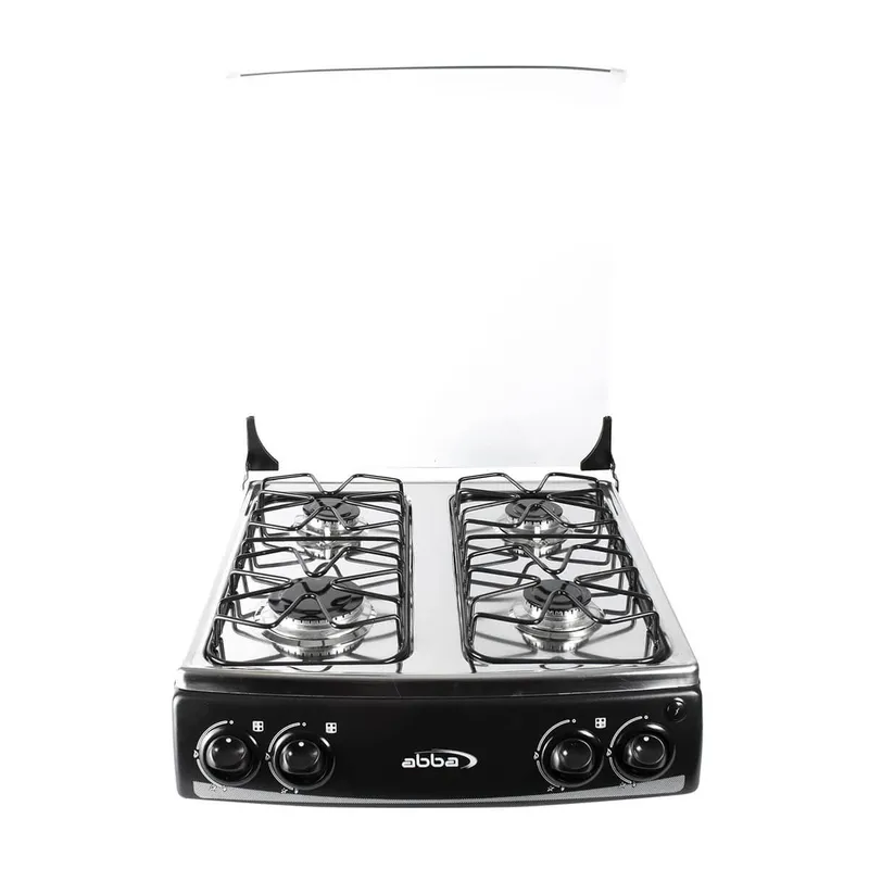estufa de mesa Abba 4 Puestos Gas Natural SG400-8 negro precio