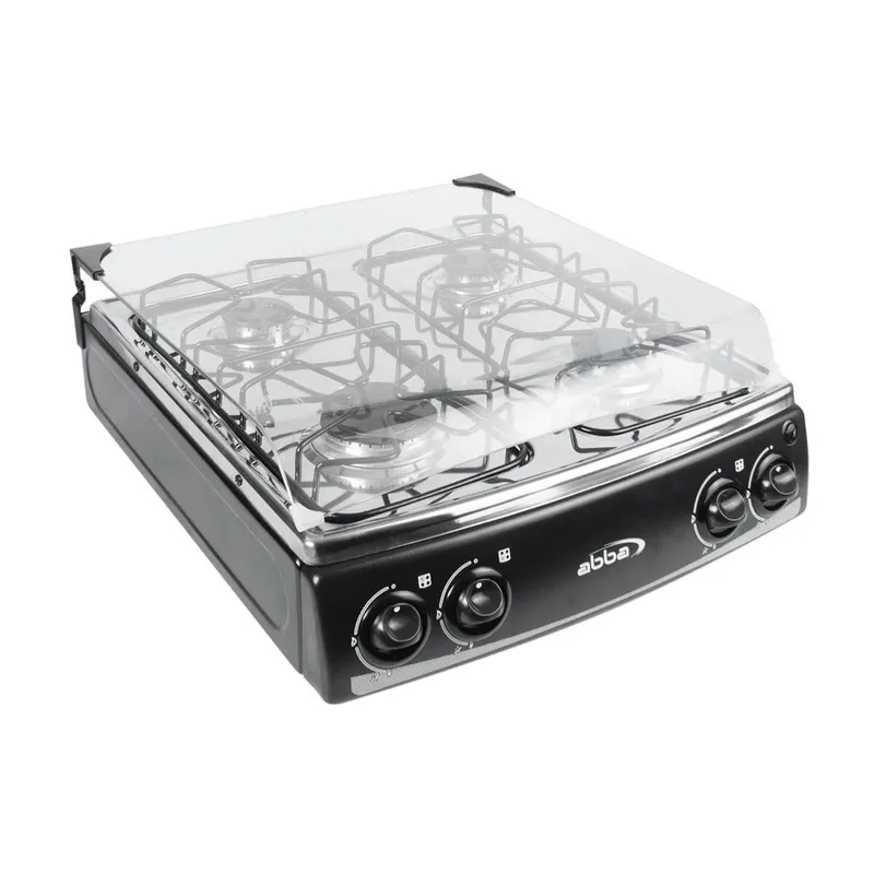 estufa de mesa Abba 4 Puestos Gas Propano SG400-8 negro opiniones