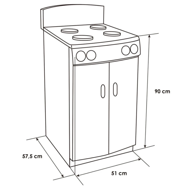 estufa de piso Abba 4 Puestos Gas Natural AB100-5 gris precio colombia