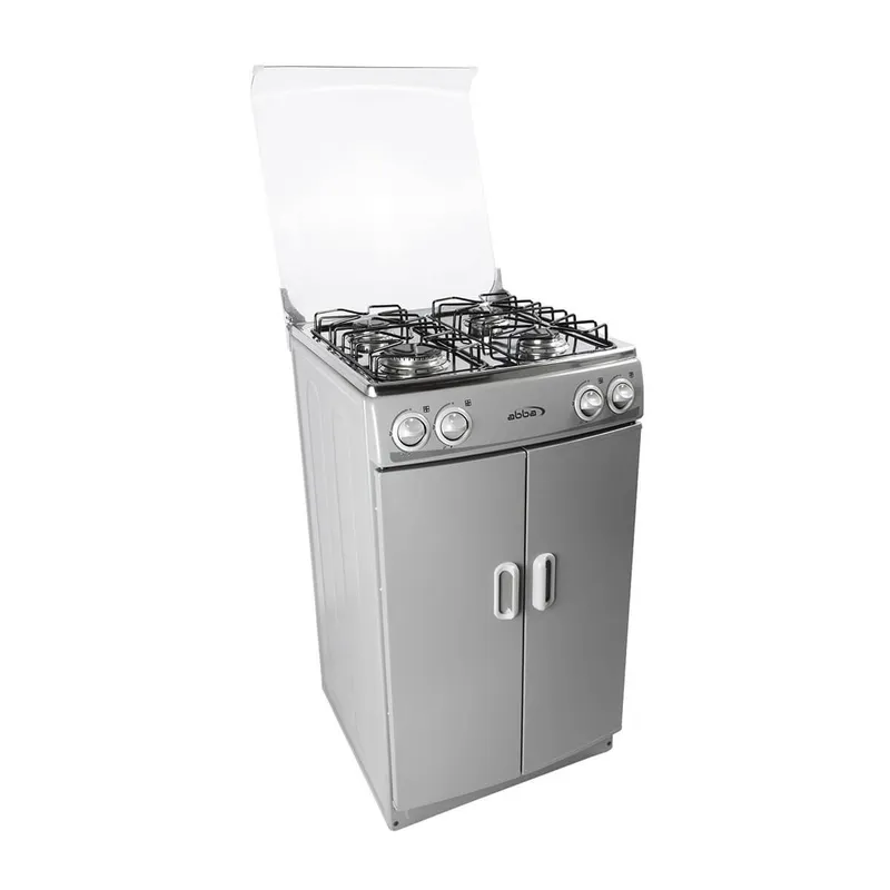 estufa de piso Abba 4 Puestos Gas Natural AB100-6 gris opiniones