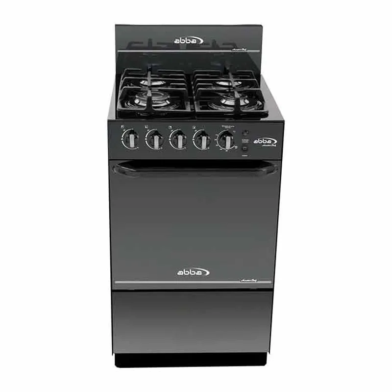 estufa de piso Abba 4 Puestos Gas Natural AG201-5 negro precio