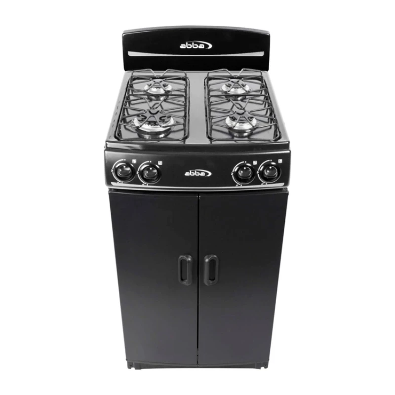 estufa de piso Abba 4 Puestos Gas Propano AB100-1 negro precio