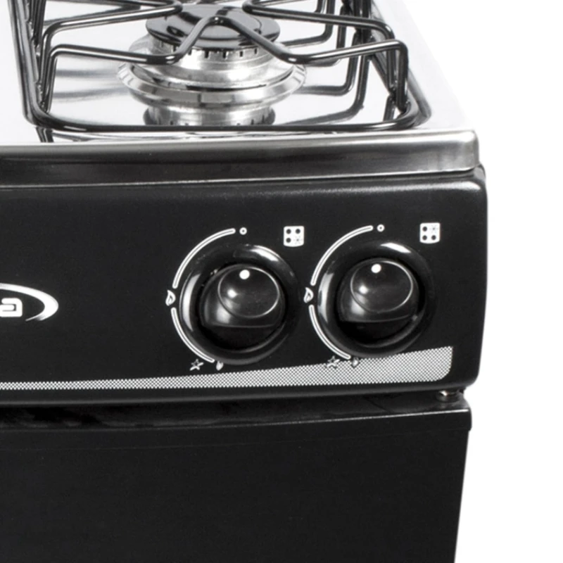 estufa de piso Abba 4 Puestos Gas Propano AB100-5 negro barato
