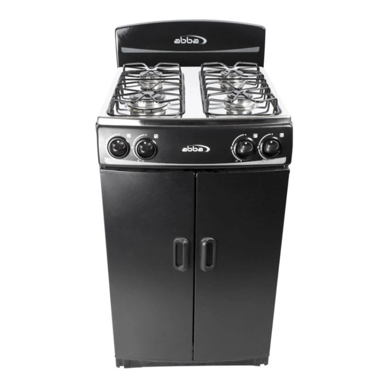 estufa de piso Abba 4 Puestos Gas Propano AB100-5 negro precio
