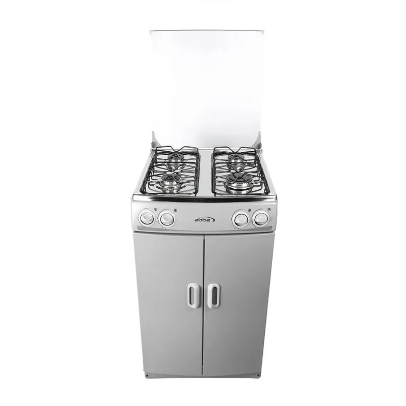 estufa de piso Abba 4 Puestos Gas Propano AB100-6 gris precio colombia