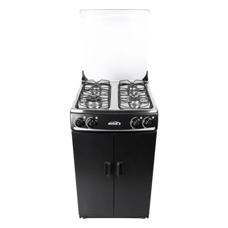 estufa de piso Abba 4 Puestos Gas Propano AB100-6 negro precio