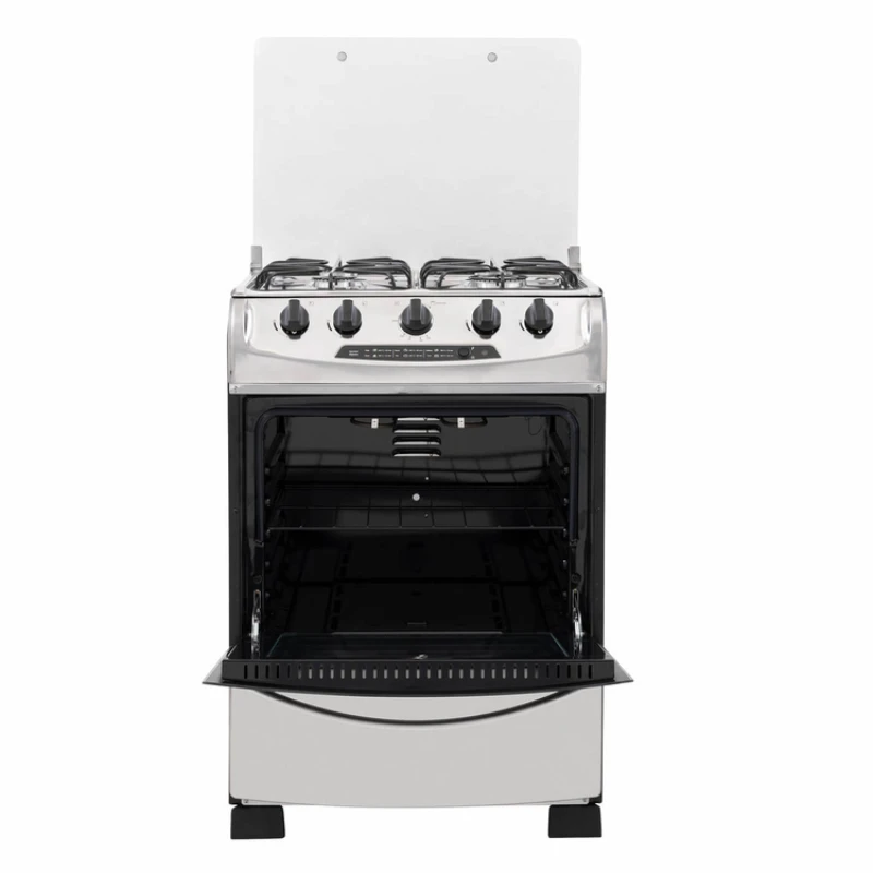 estufa de piso Haceb 4 Puestos Gas Propano 60 V 9002108 plateado opiniones