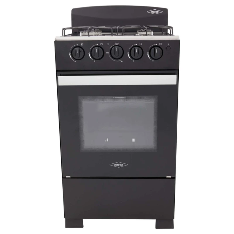 estufa de piso Haceb 4 Puestos Gas Propano Romero 50 T 9002398 negro precio