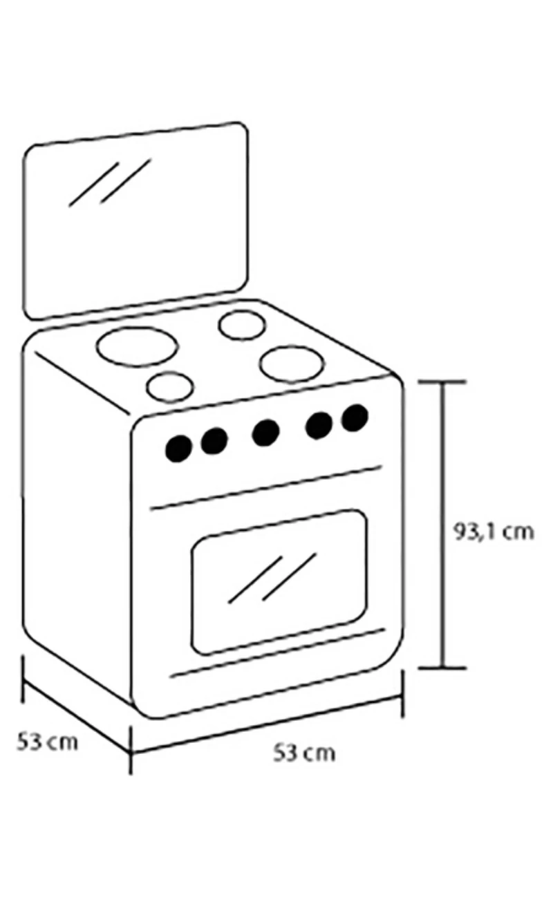 estufa de piso Haceb 4 Puestos Gas Natural Romero 50 V 9002403 negro precio colombia