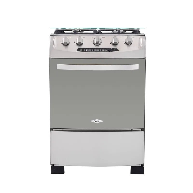 estufa con Horno Haceb 4 quemadores ESTOREG60VFGNOX review