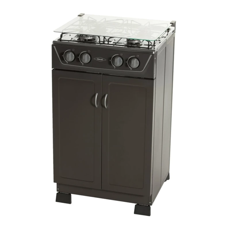 estufa Haceb Gas Propano 52 cm Gabinete vidrio Inoxidable precio colombia